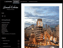 Tablet Screenshot of gonzalocebrian.com